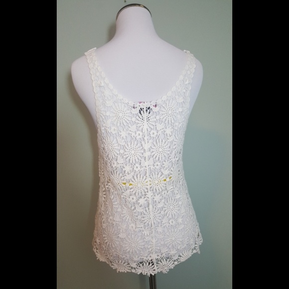 Say what crocheted tank top - Picture 2 of 4
